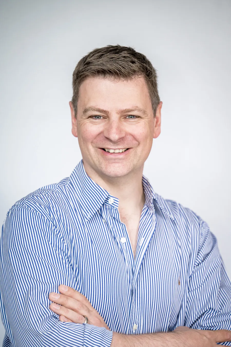 Chris Hawkes, Strut’s co-founder and CEO, in the studio.