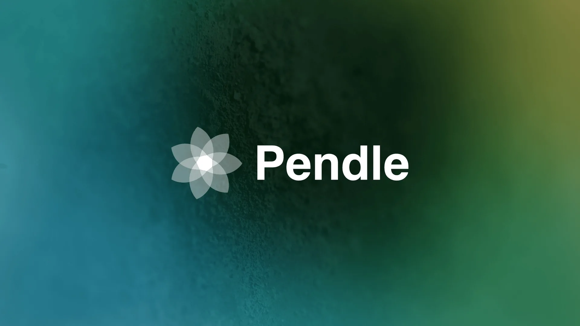 The white Pendle logo on a textured teal and green background.