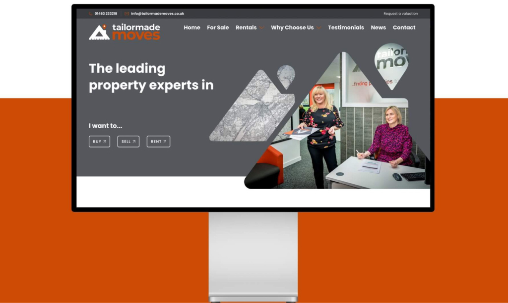Tailormade Moves - website design Inverness